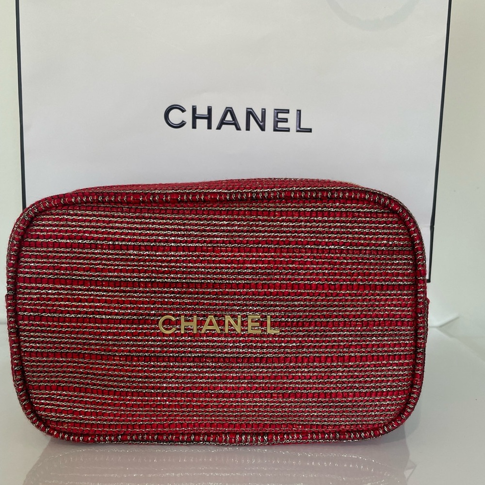 New Chanel Holiday Makeup Bag Pouch